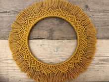 Load image into Gallery viewer, macramé crown mandala frame