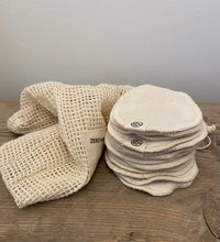 Load image into Gallery viewer, zero waste club - organic cotton make up removal pads
